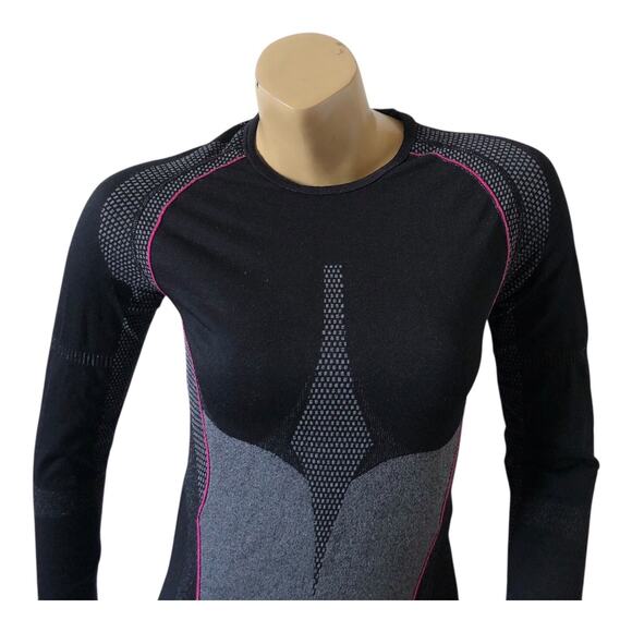 MEDICO Womens Size Small Stretch Seamless Base Layer Long Sleeve Shirt Top - Picture 6 of 7